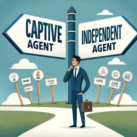 How to Become an Insurance Agent in 2024 a captive insurance agent or an independent agent